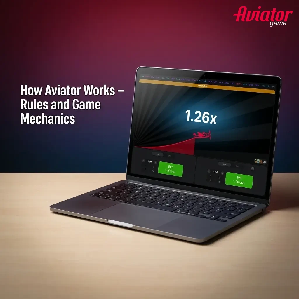 Aviator crash game mechanics showing plane takeoff, rising multiplier, cash out button, and auto-cashout feature explained